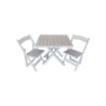 Lerma Juego de Mesa de Exterior de Madera sólida de Pino