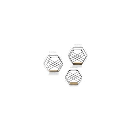 Collins Set de 3 repisas de Acero