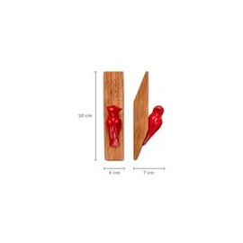 Percheros Carpintero de Madera De Parota Y Aluminio