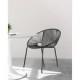 Topper Silla de Acero e hilo de PVC