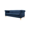 Columbus Sillón de 3 plazas de Tela Quantum