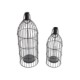 Borse Set de 2 Portavelas de Metal