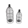 Borse Set de 2 Portavelas de Metal