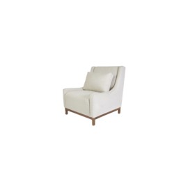 BB Sillón Individual de Parota y Tela