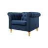 Columbus Sillón Individual de Tela Quantum