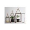 Traf Set de 3 Portavelas de Metal