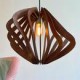 Java Lámpara de Techo de Madera