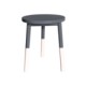 Macasar Mesa lateral  de MDF y pino