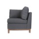 Muti Sillón Esquinero de Pino y Tela
