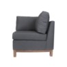 Muti Sillón Esquinero de Pino y Tela