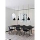 Danli Mesa de comedor de Metal y Madera - Varios Materiales