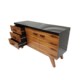 Mezquital Credenza de MDF y Chapa de Madera