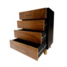 Mallorcas Cajonera de MDF y Chapa de Madera y Huanacaxtle