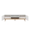 Spar Mueble de TV de Madera - Blanco