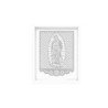 Virgen - Cuadro de madera con recorte en Papel