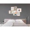 Kuyen Set de 6 Cuadros de Madera y Vidrio