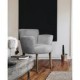 Berre Sillón individual de Tela y pino