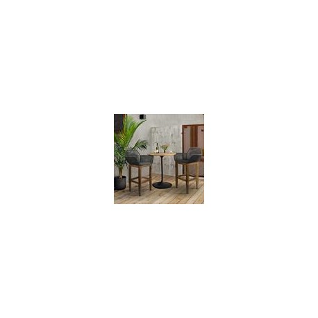 Wyman Set de 2 Bancos de Parota
