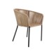 Roque Silla de Comedor de Acero y Nylon