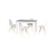 Redmont Comedor de Madera industrializada.