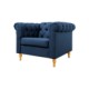Columbus Sillón Individual de Tela Quantum