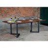 Ottawa Mesa de Comedor de Chapa de Madera y Metal - Varios Materiales