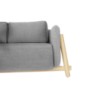 Nimu Sillón de 2 ó 3 Plazas de Encino y Tela