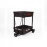 Vieng Carrito Auxiliar de Madera de Pino Reciclada