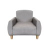 Racoon Sillón infantil de Pino y hule espuma