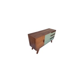 Ixtlán Credenza de MDF y Chapa de Madera