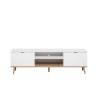 Spar Mueble de TV de Madera - Blanco